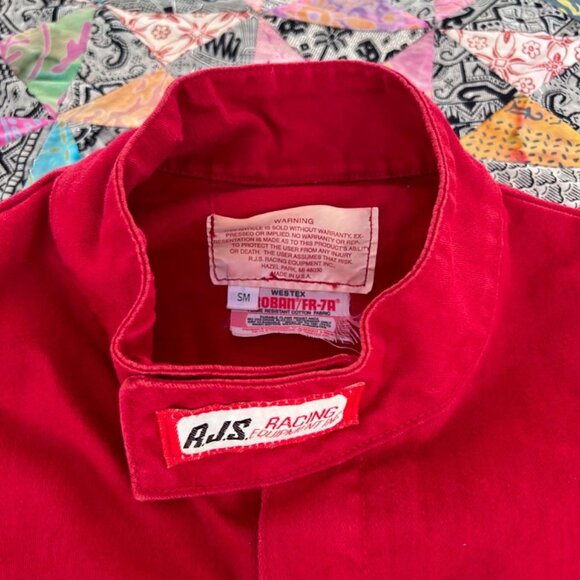 RJS Racing Full Suit Mens Small Red Proban FR-7A Fire Resistant Adult - Picture 5 of 8